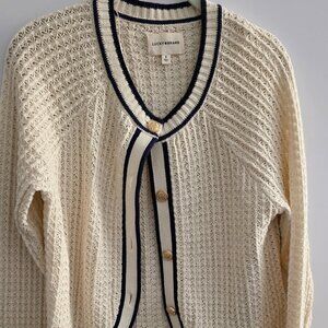 Lucky Brand Women's Button Front Sweater Jacket